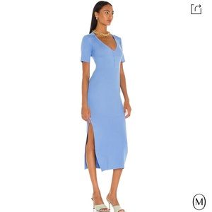 Bardot Multi tone dress in cornflower